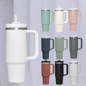 Wholesale Custom Logo 40oz Stainless Steel Sublimation Beer Coffee Tumblr Cup Mug Cup With Handle