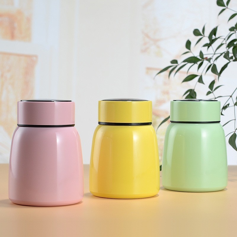 300ML 304 Stainless Steel Intelligent Display Temperature Thermos Vacuum Insulated Food Jar Food Thermo Cup bottle