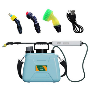 Agricultural Horticulture High Voltage Battery Knapsack 6L Spray Charging Pesticide Fogger Atomizer New Garden Electric Sprayer