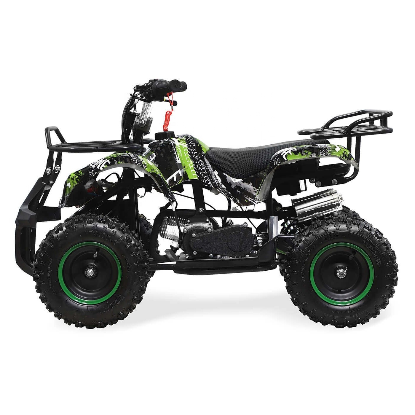 2024 Swintermini Kids ATV Baby Girls Gboysour Wheeler for Kids 3D 50cc 2 Automatic 36V Quad 50cc 125cc Mini Bike 50cc 6inch