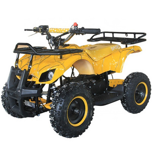 2024 New powerful 2 stroke pull start children's atv gas powered 49cc mini quad atv for kids