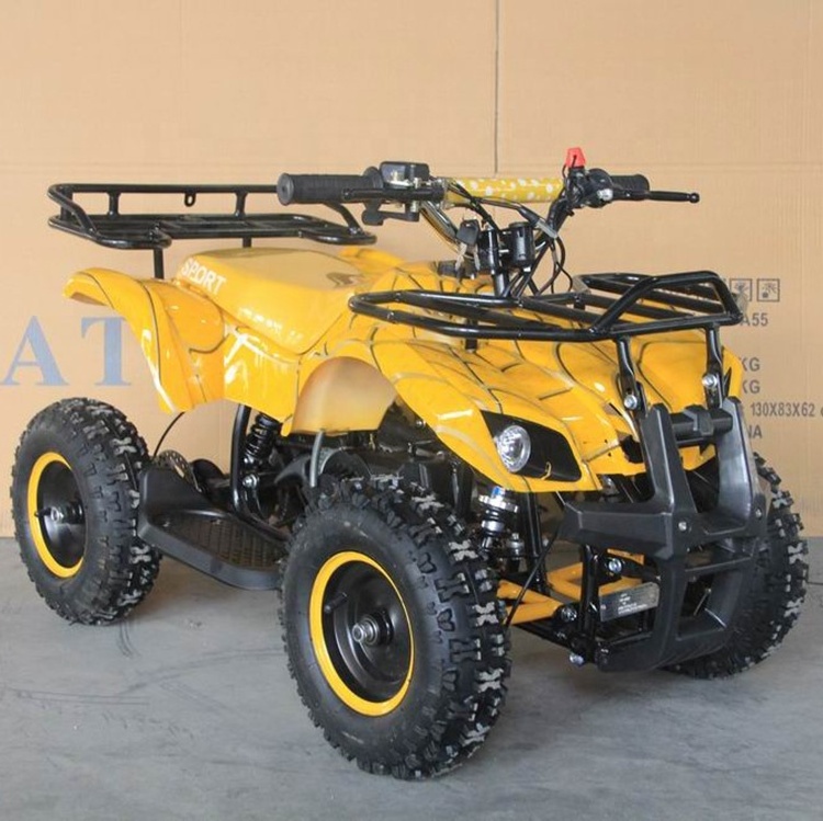 2024 New powerful 2 stroke pull start children's atv gas powered 49cc mini quad atv for kids