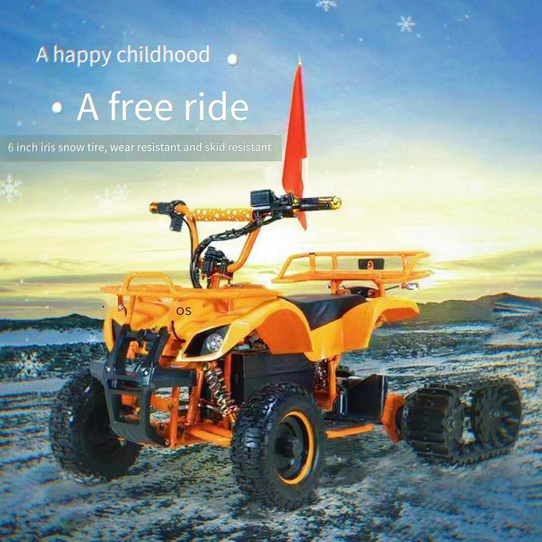 new design mini ATV for child snow used crawler said by said snowmobile electric powered vehicle mini quad gliding on grass