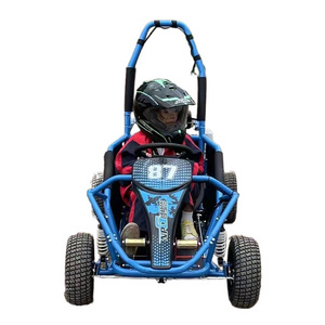 Hot-selling petrol four-wheel steering wheel carrier 125cc kids kart Rear drive all-terrain vehicle Venue racing locomotive