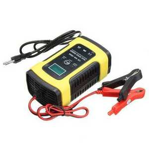 12V 5A Full Automatic Car Battery Charger with Digital LCD Display precise control unique power pulse repair