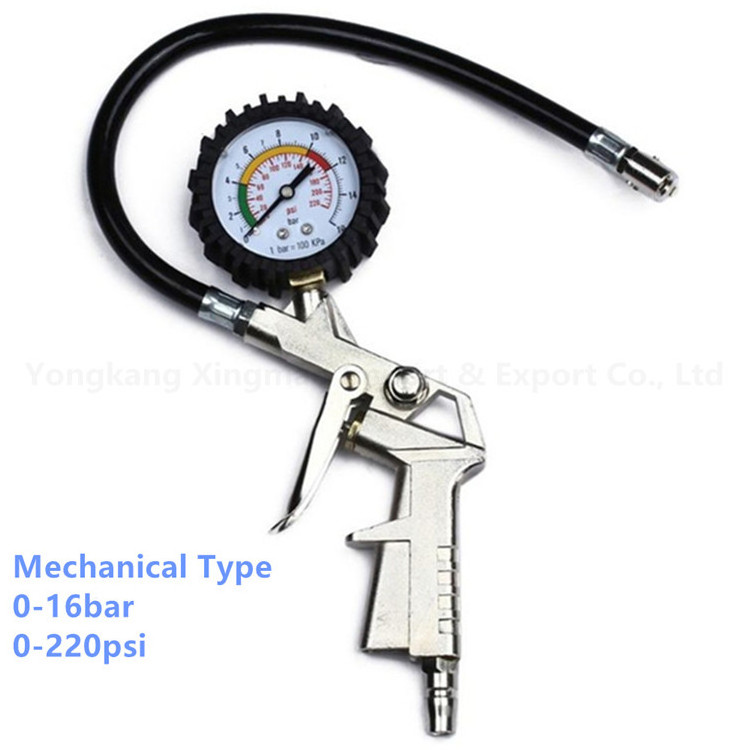 New Metal Mobile Tire Inflator Pressure Gun Heavy Duty Digital Tyre Inflator