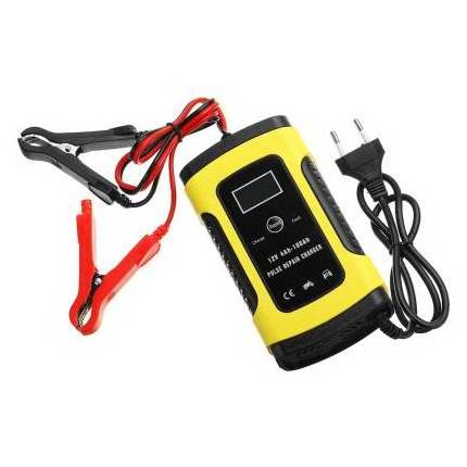 12V 5A Full Automatic Car Battery Charger with Digital LCD Display precise control unique power pulse repair