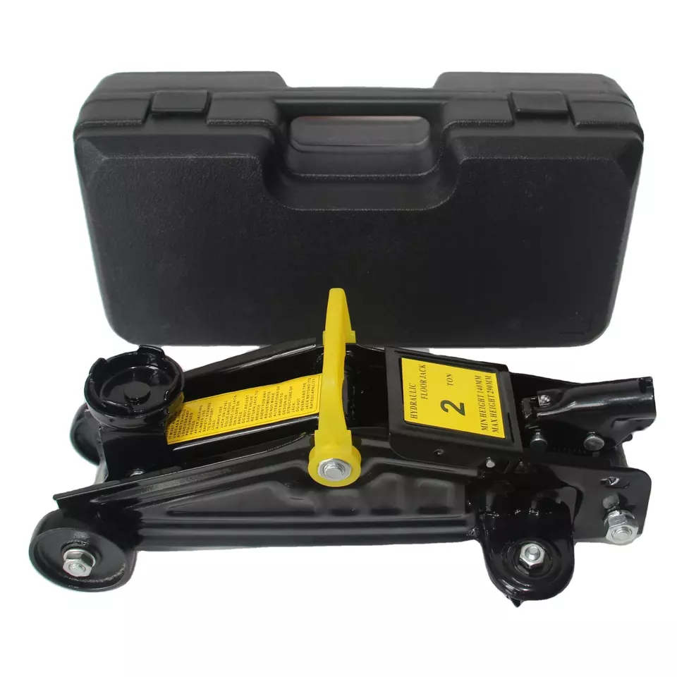 2T Hand rocker hydraulic trolley car repair with storage box jack for sale lifter jack car jacks