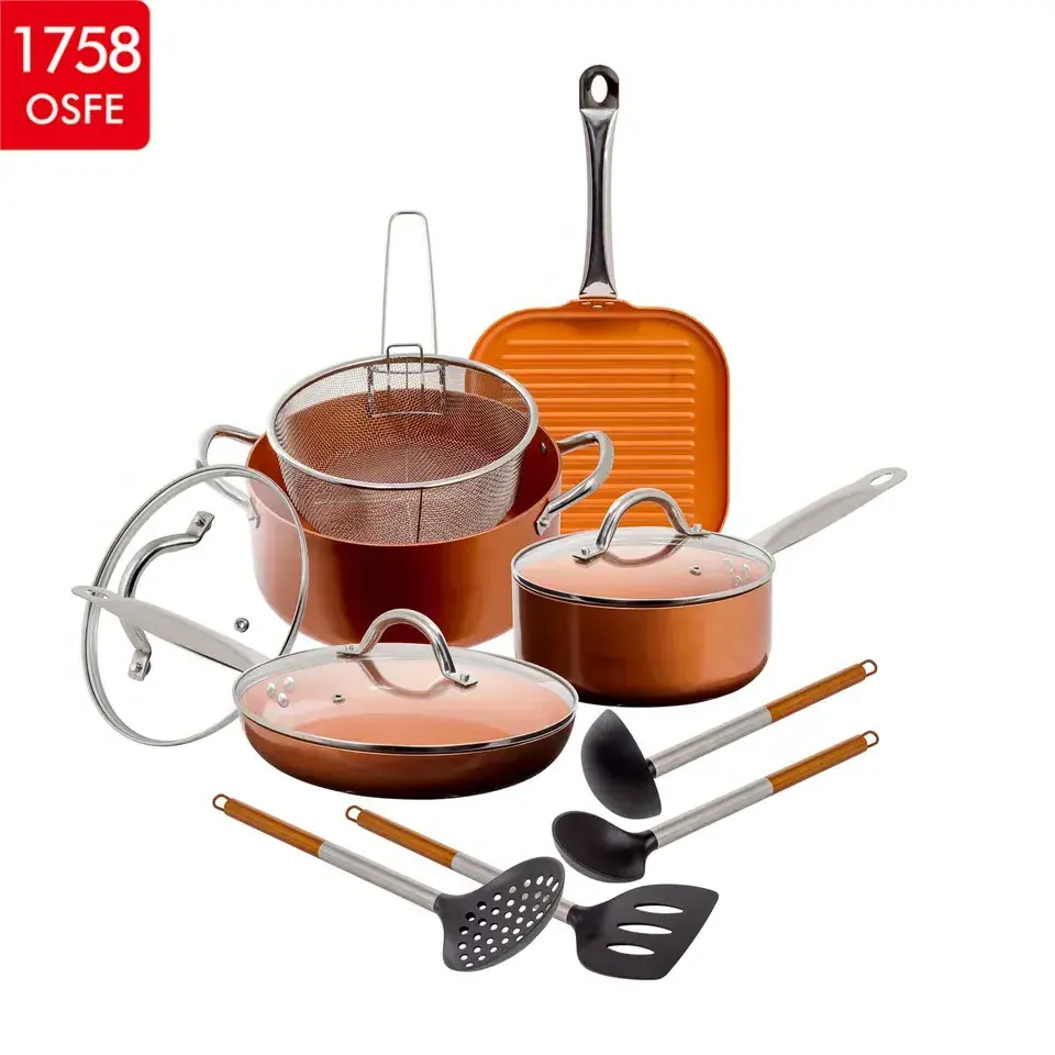 Cookware Utensils Kitchen Set Non Stick Cooking Casserole, Cooking Pot Set Non-Stick Cookware