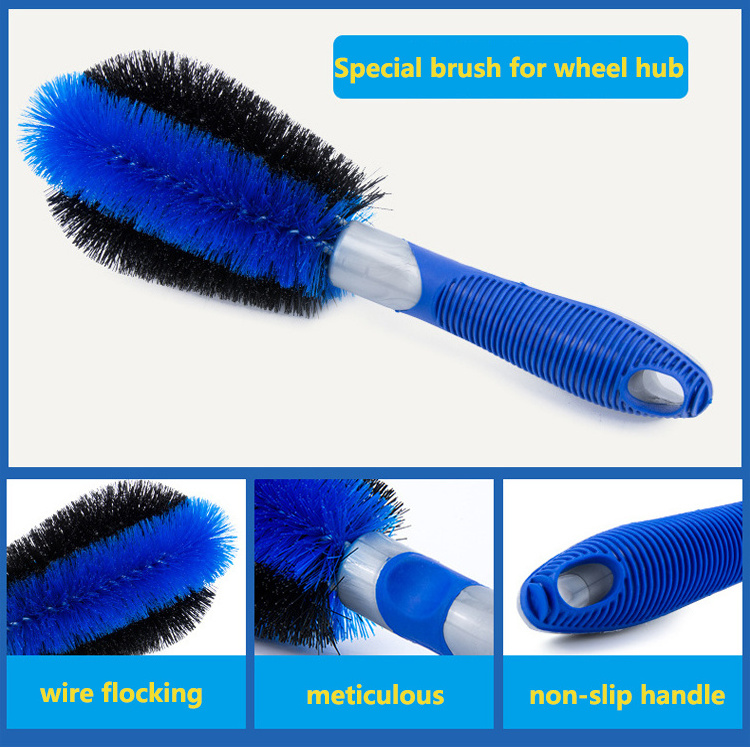 Tire Cleaning Brush Wheel Rim Hub Brush Auto Washer Vehicle Body Surface Cleaner