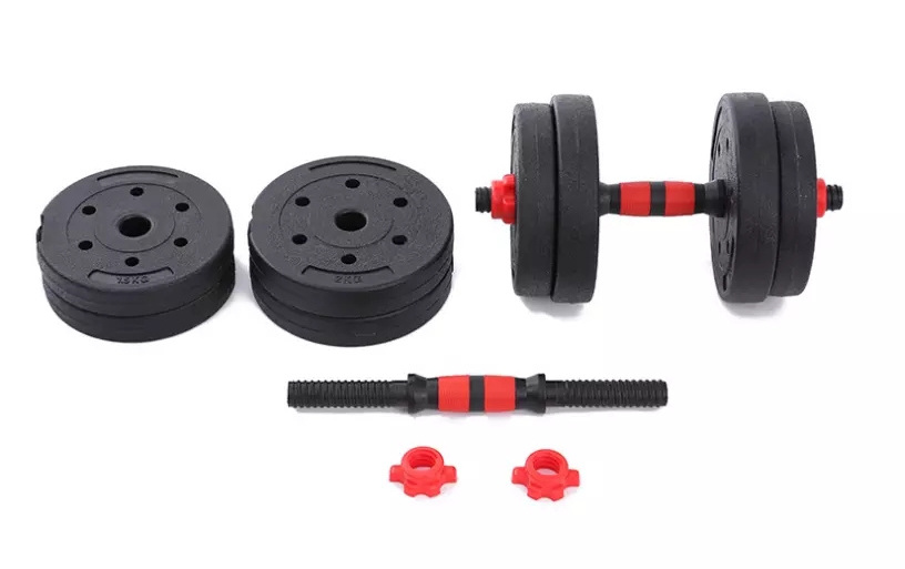 Wholesale Home Gym Fitness Dumbbell Equipment The 15 kg Adjustable Custom Dumbbells Set