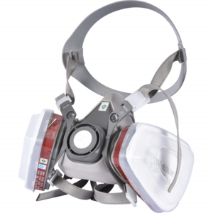 New Design Factory Half Face Gas Mask Chemical Respirator Rubber Industry Dust Mask with Filter