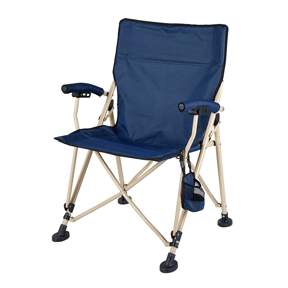 Outdoor portable folding reclining beach chair, essential for camping