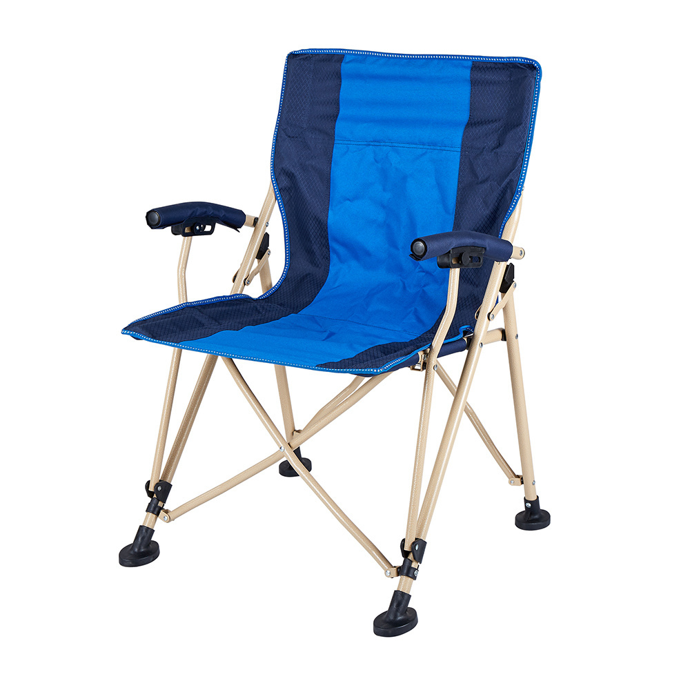 Outdoor portable folding reclining beach chair, essential for camping