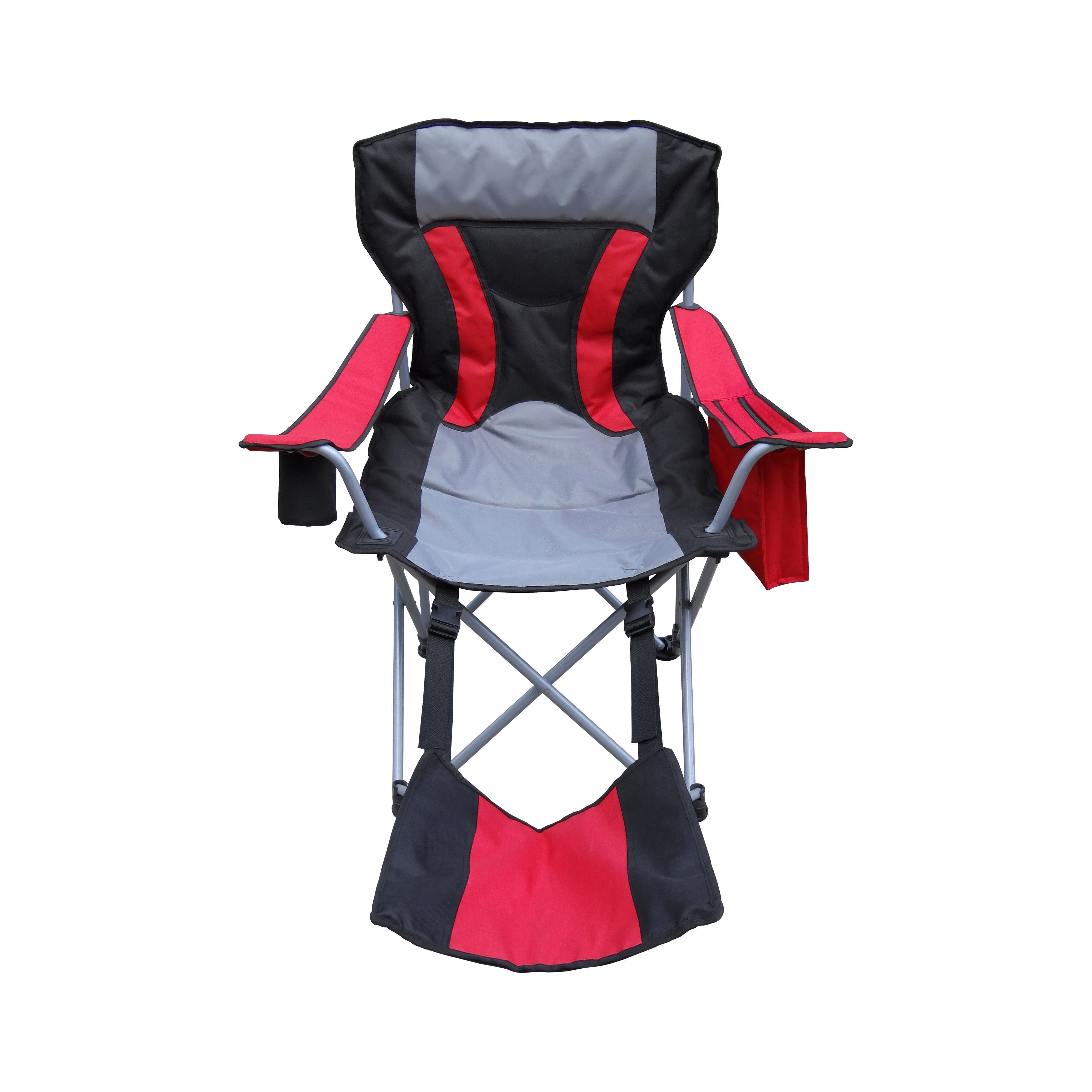 comfortable with soft catton fold able chair footrest camping chair