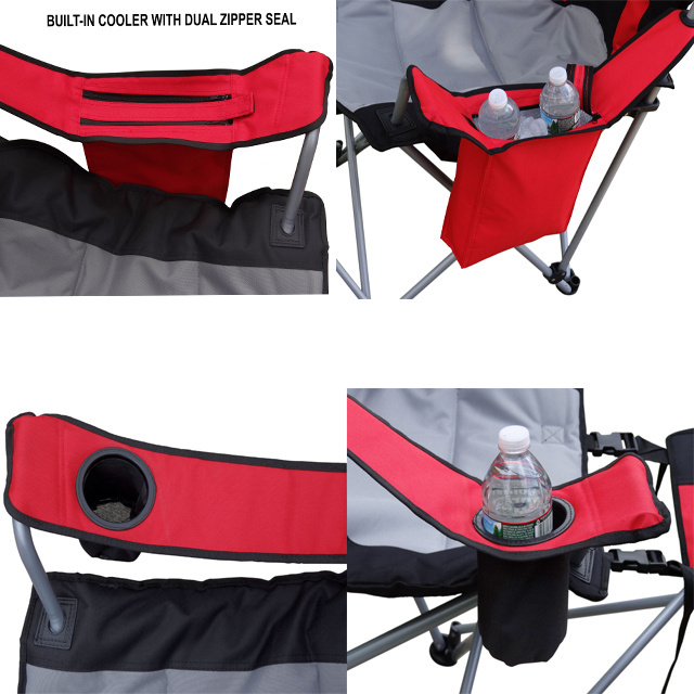 comfortable with soft catton fold able chair footrest camping chair