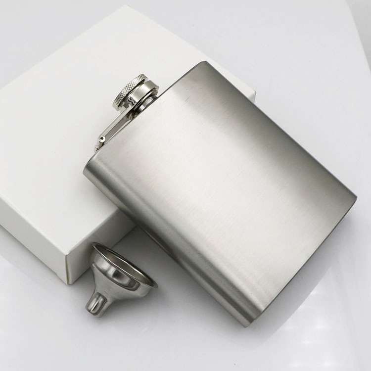 Hot Sale 8Oz Metal Whisky Stainless steel hip flask