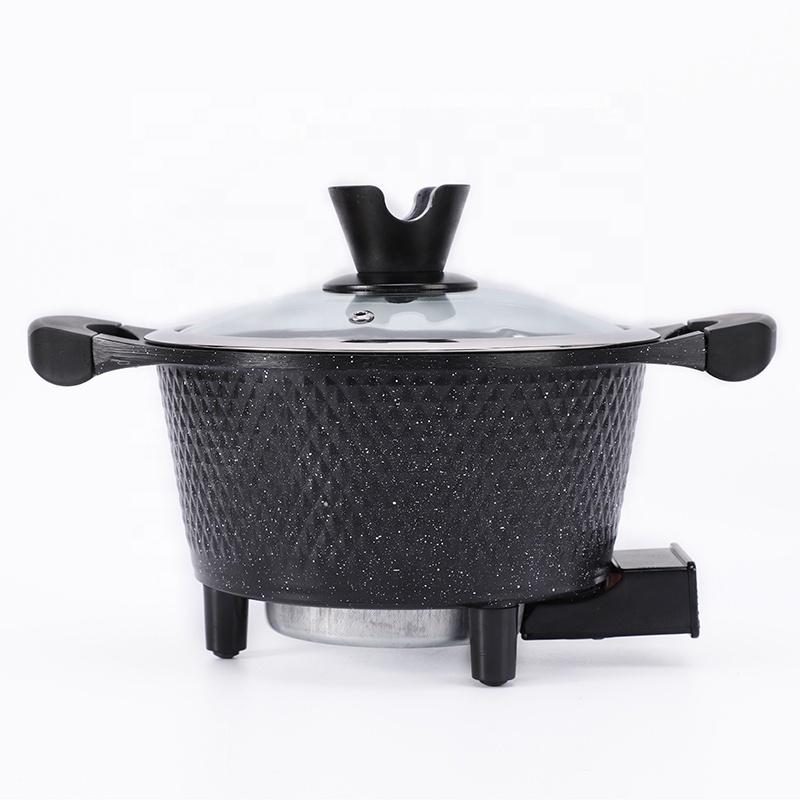 Low price professional made Hot Pot Cooker Adjustable Electric Cooking Pot for Dormitory