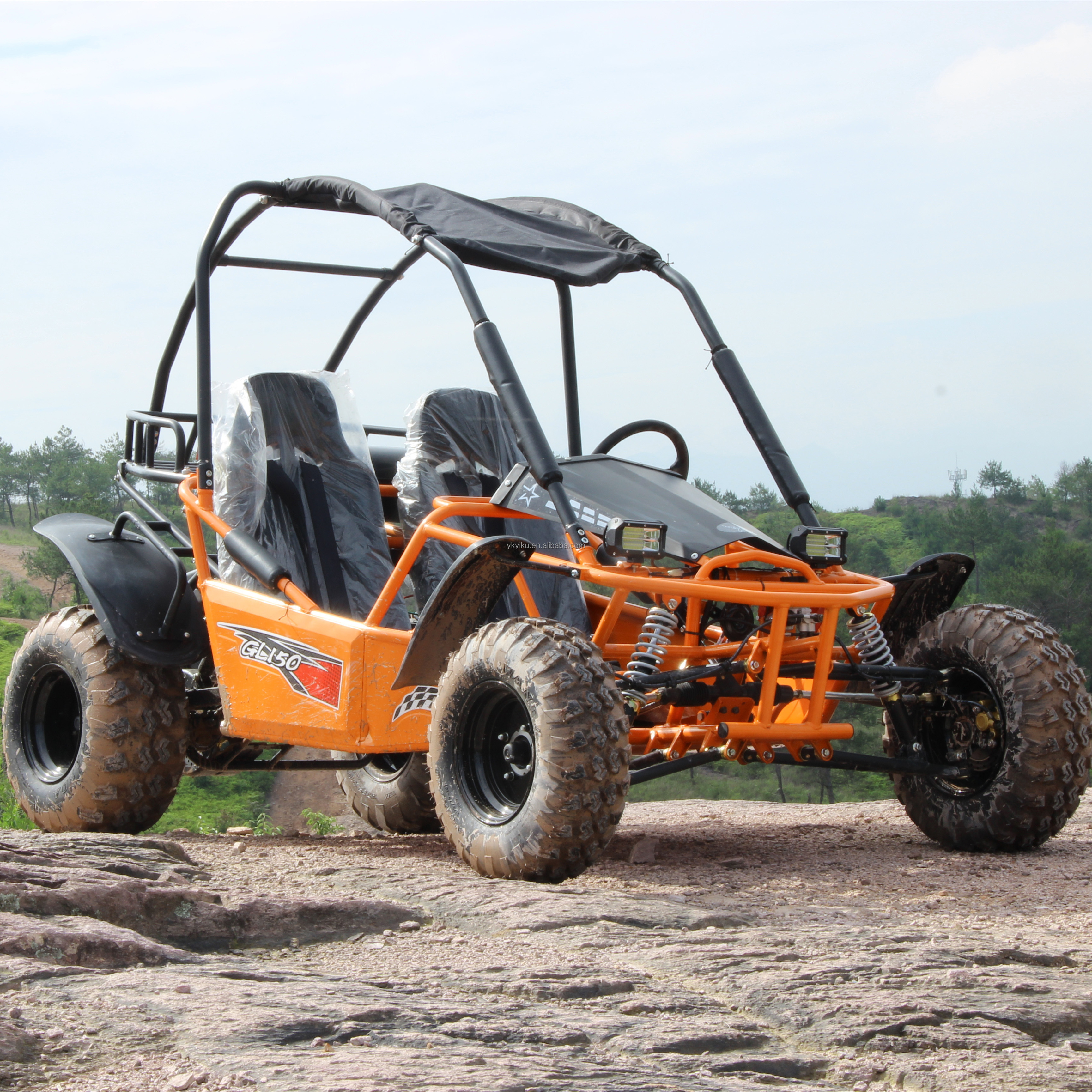 Affordable New 150cc Automatic 4 Stroke Dune Buggy For Adults Gas Powered Go Kart Utv