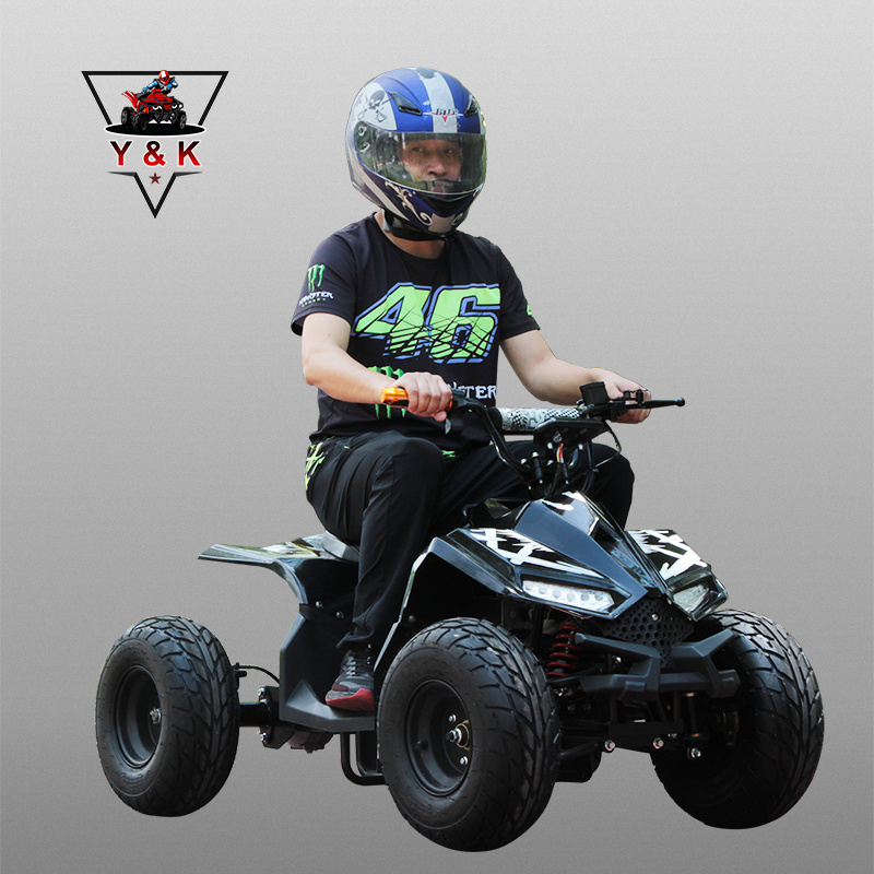 Chinese Electric Atv Quad Bike Four Wheeler 500W 48V 20Ah Atv Kids Used Atv For Children