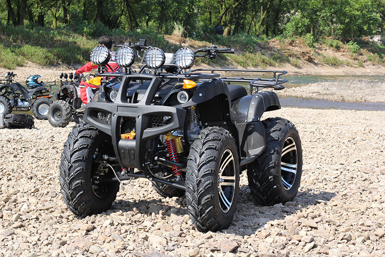 Adults big wheel chain drive 36V electric atv bike custom color off-site electric quad atc