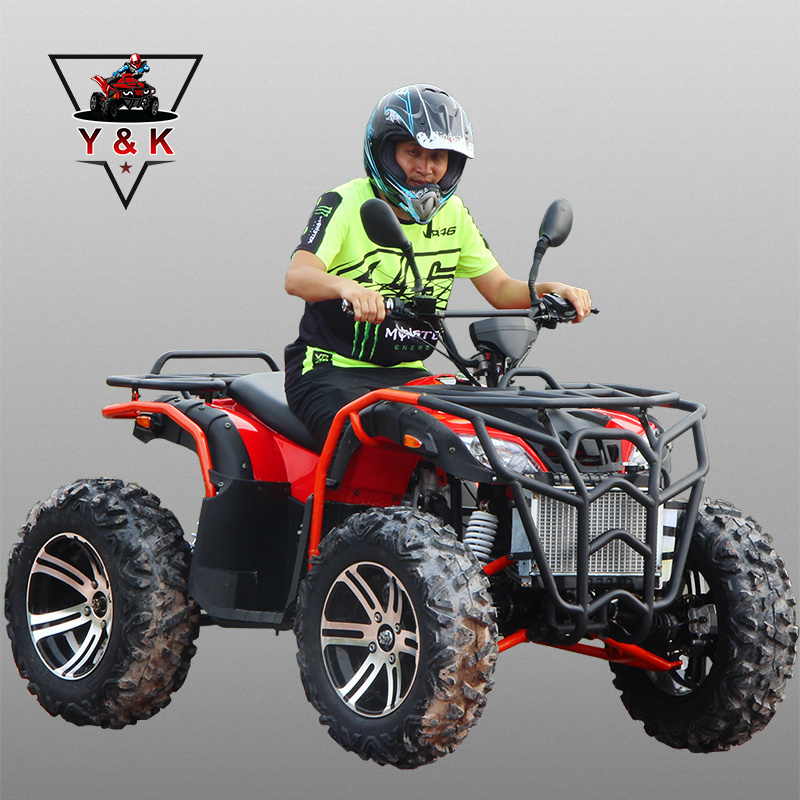 300CC ATV 4 wheels off road motorcycle driving with powerful engine 4x4 quad bike for sale