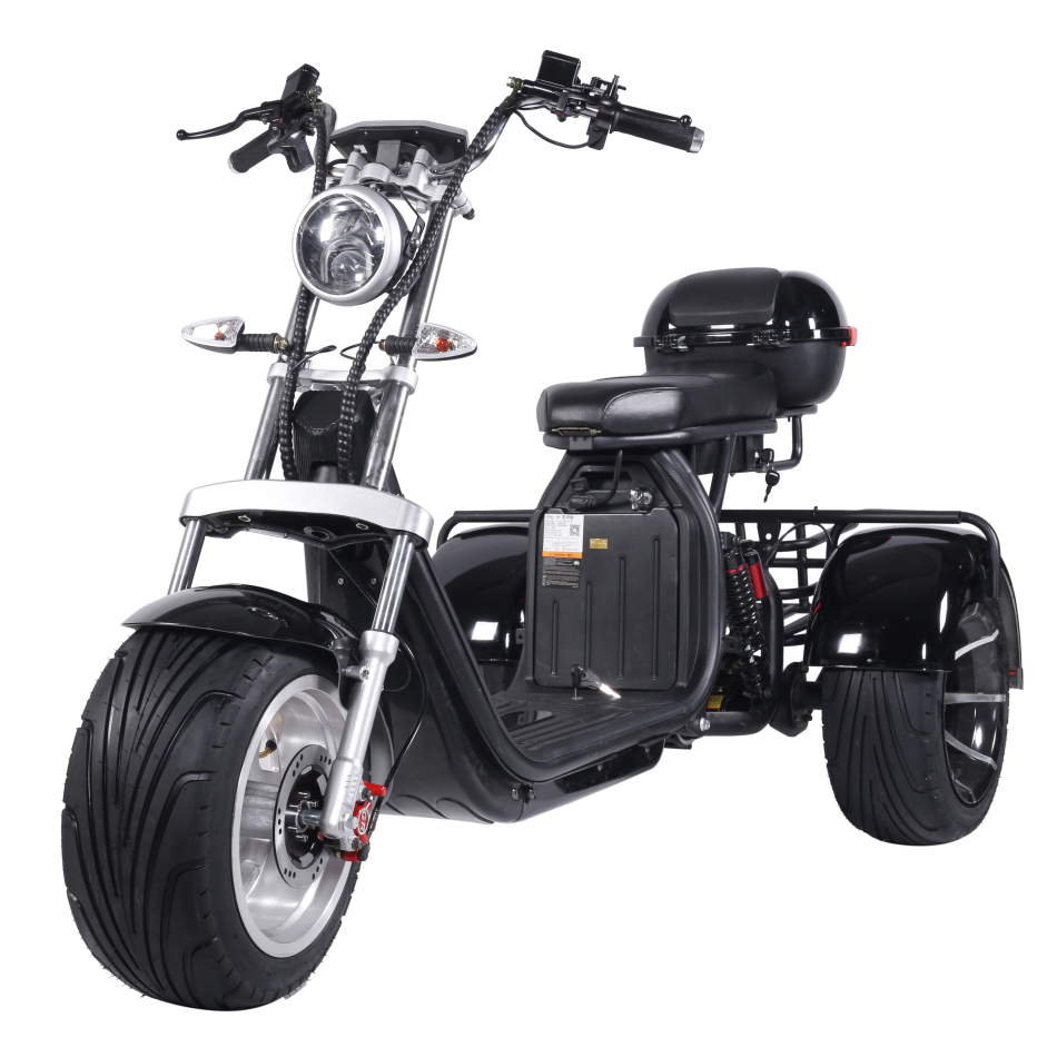 Fat Tire E Scooter 2000W Motor 60V Citycoco 3 Wheel Electric Scooter Powerful Electric Scooters