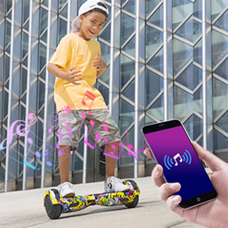 2023 All aluminium sheet 8 inch 2 wheel self balance balancing electric scooters hoverboards for kids and adults