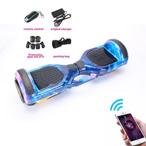 Cheap Led Lights Self Balancing scooter Hoverboard  Hover Board 6.5" Hoverboard For Christmas Gifts with bluetooth