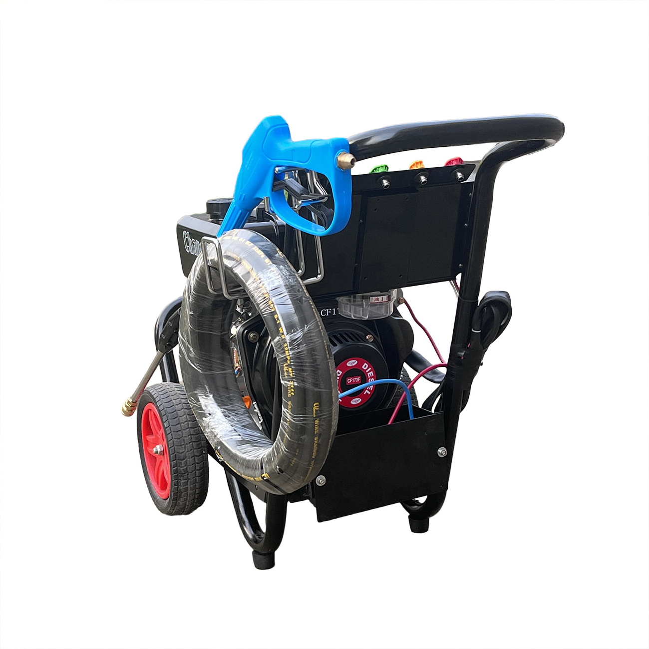 150 bar Wholesale Fence Pressure Cleaning Machine High Pressure Washer with Two Wheels