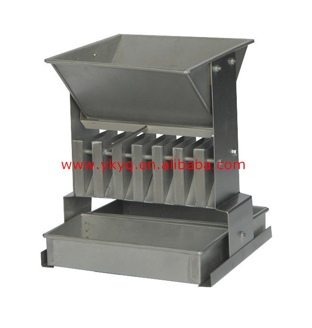 STJL-2 Stainless Steel Fine Aggregate Riffle Sampler Proportional Divider/Riffle Preparation Sample Splitter