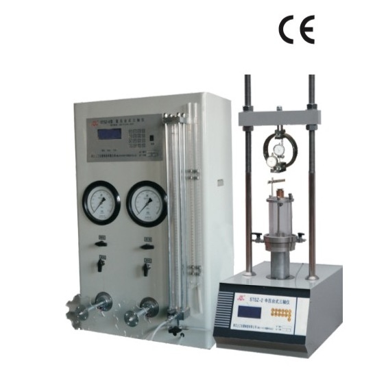 STSZ-2 30KN Soil Medium Pressure Triaxial Testing Machine/Triaxial Test Apparatus/Soil Testing Kit