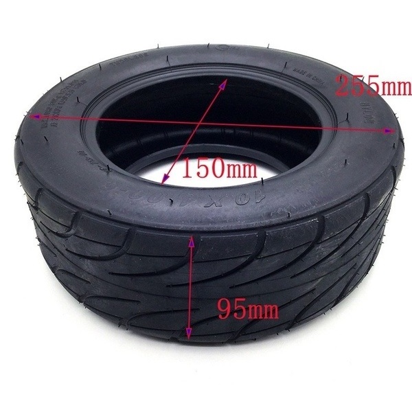 Tubeless Tire 10X4.00-6 Go Kart Buggy ATV Motorcycle Electric Scooter Tyre Accessories Snow Plow Tire