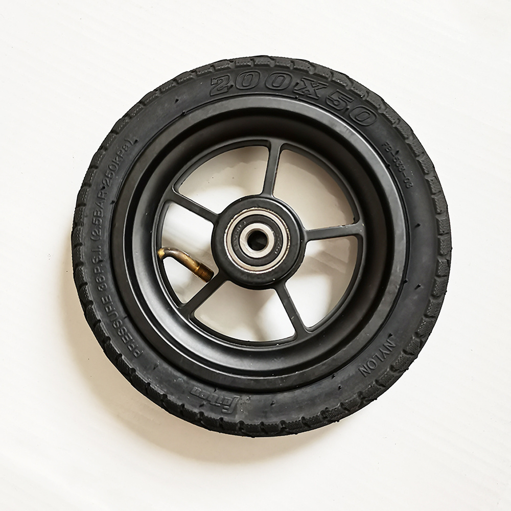 Scooter wheels 200x50 Air Rubber Tire 8 inch Pneumatic Tyres Wheel Rim for Akai F10 Electric Scooter