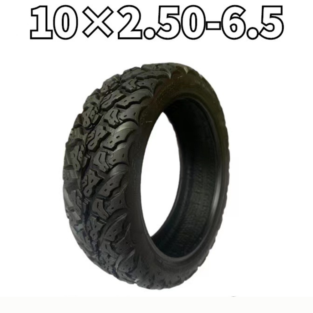 Off-road Tire 10 inch Tubeless 10X2.50-6.5 Tyre for  Electric Scooter