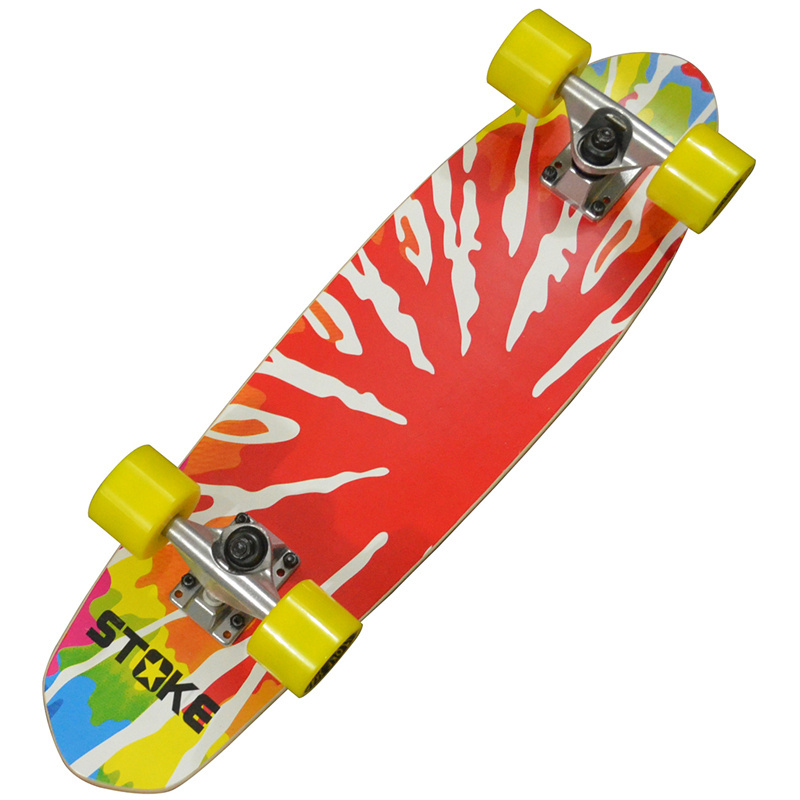 Maple Skateboard Cruiser 26 x 7 inch Skate board Complete Galaxy Floral