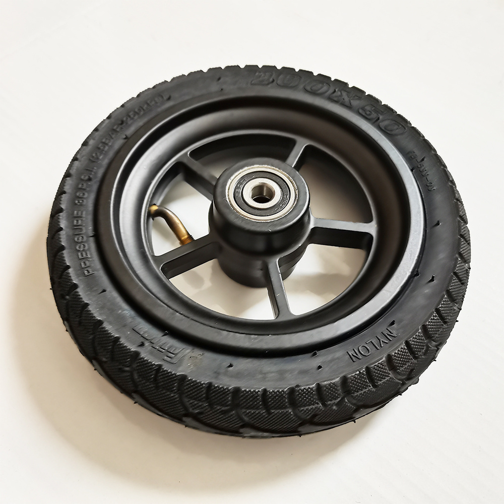 Scooter wheels 200x50 Air Rubber Tire 8 inch Pneumatic Tyres Wheel Rim for Akai F10 Electric Scooter