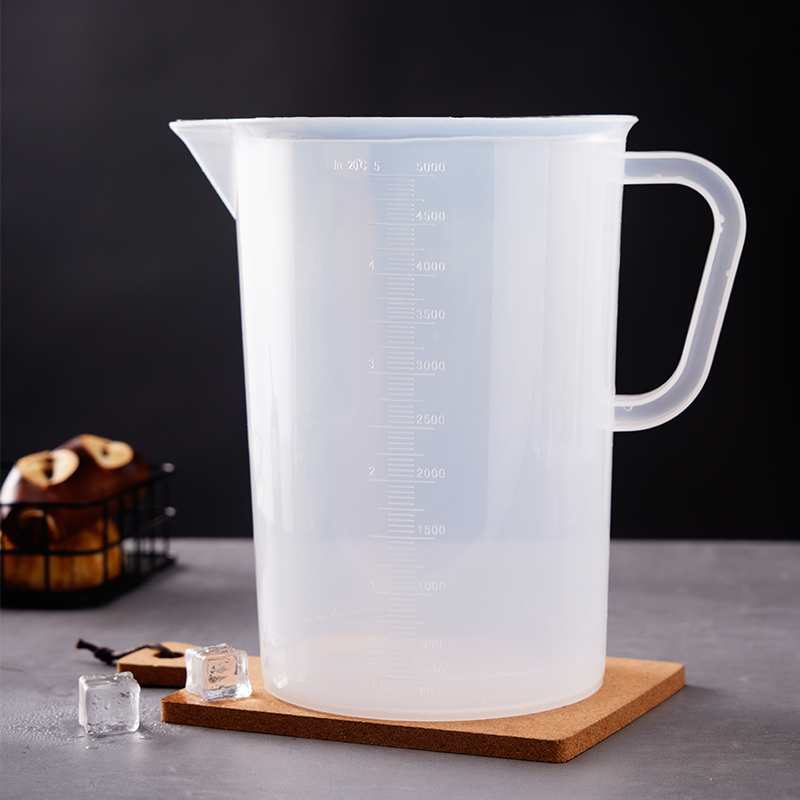 Kitchen reusable 250ml 500ml 1000ml measuring cup pp plastic measuring jug