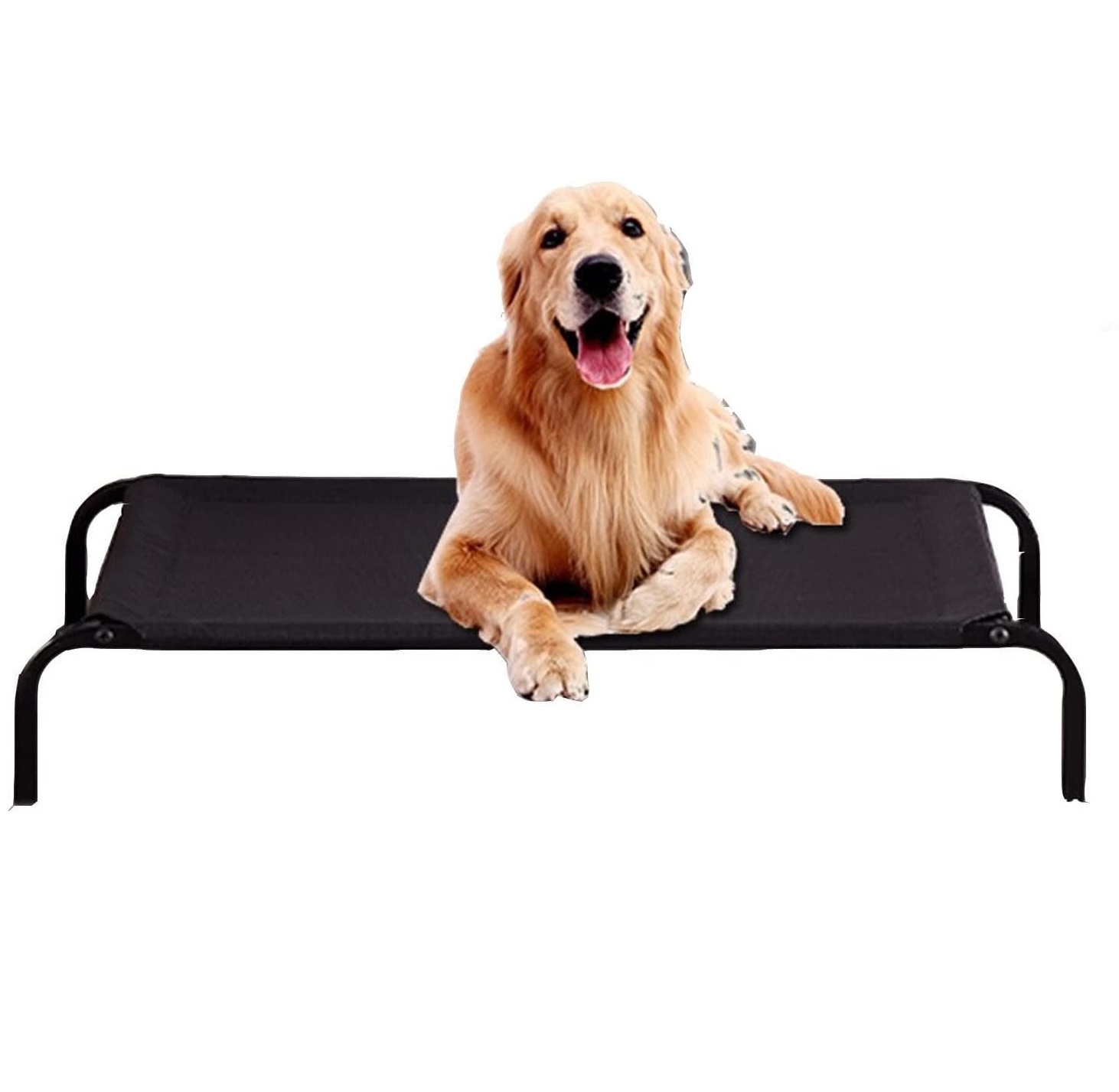 Washable Dry Quickly Cooling Pet Raised Elevated Pet Dog Bed Skid-Resistant Feet Frame Breathable Mesh custom