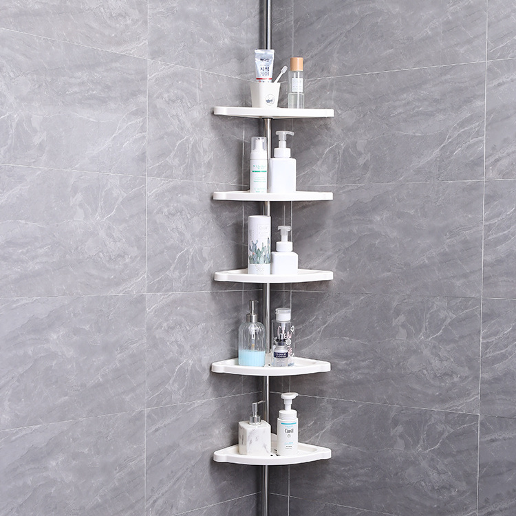 2023 new selling shower storage rack multi corner stand stainless steel bathroom shelves