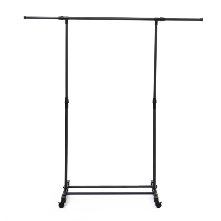 High quality clothes hanger indoor free standing garment rack with shoe rack