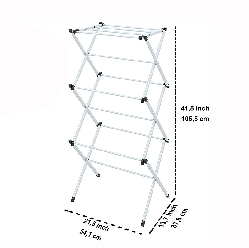 stainless steel foldable mini drying clothe rack for travel