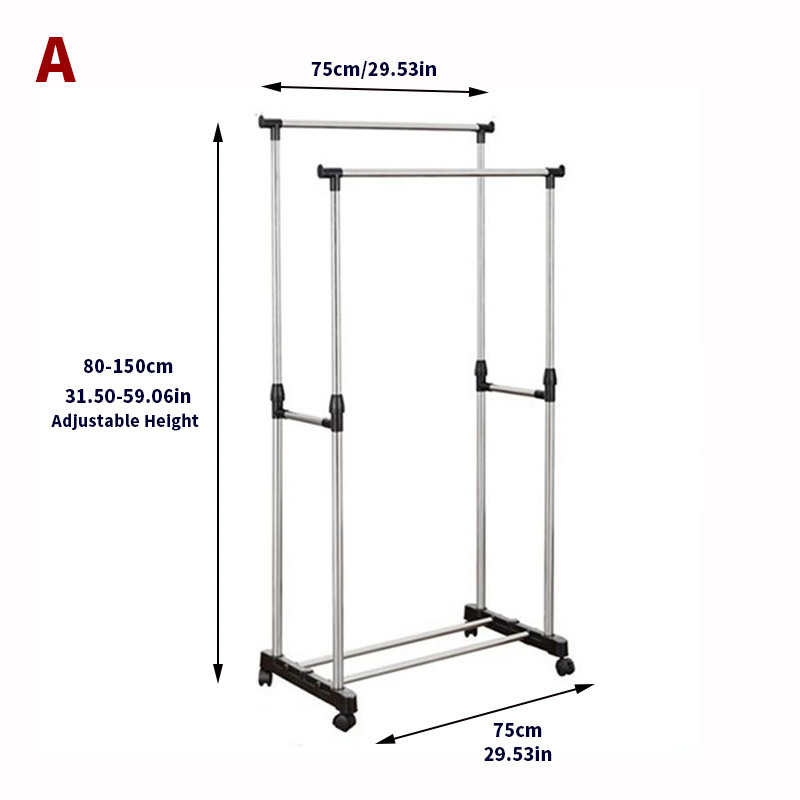 New Customized steel airer pipe clothes rack