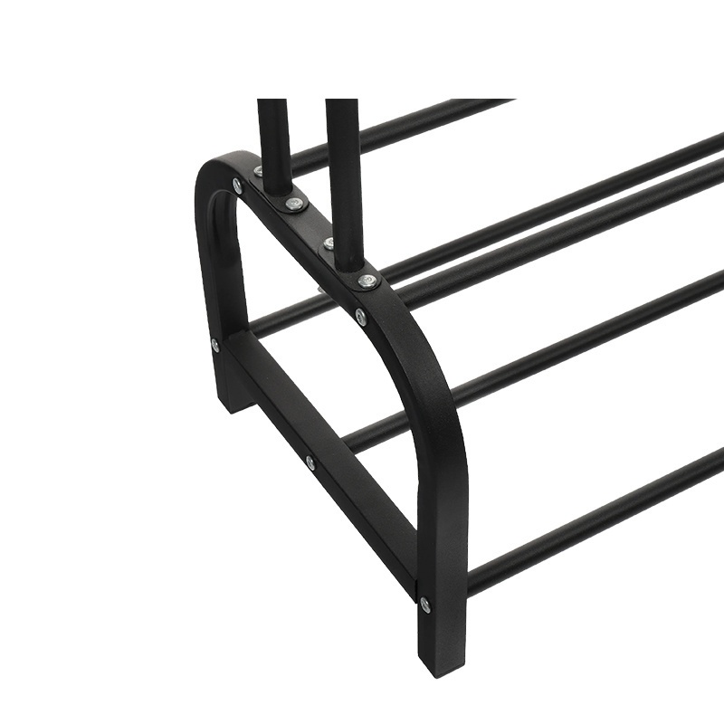 heavy duty simple houseware standard double rod garment rack