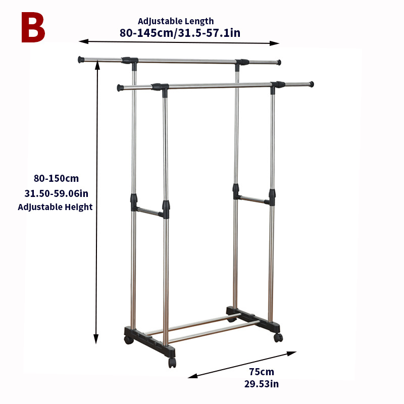 New Customized steel airer pipe clothes rack