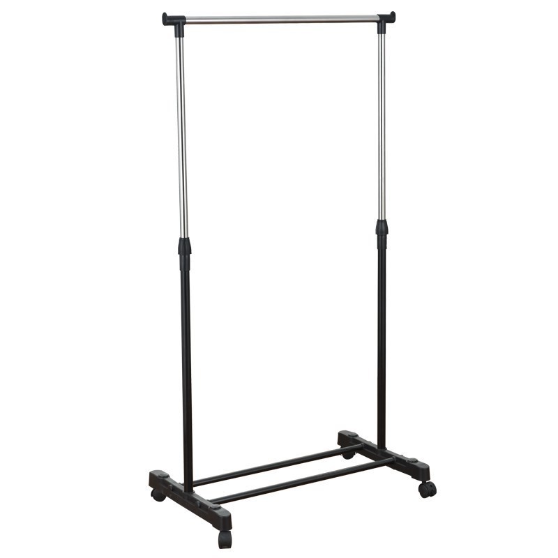 Portable heavy duty modern hanging rolling garment rack