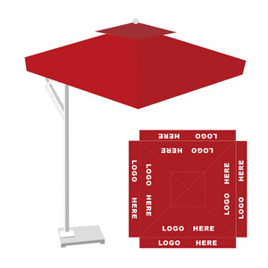 10ft Outdoor Sunshade Courtyard Garden Milan Umbrellas Patio Parasols Wholesale Customized Color Table Umbrella