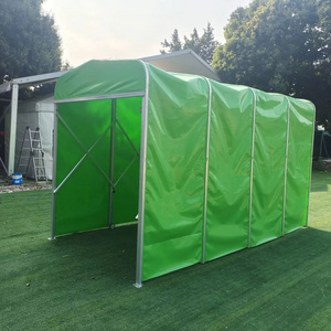 The New Listing Push Pull Retractable Tent Waterproof Storage Outdoor Events With Wheel For Carport Tunnel Tent And Garage Tent