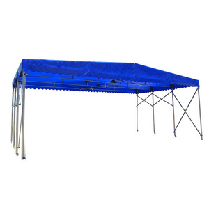 Push Pull Retractable Tent With Wheel For Carport,Tunnel Tent And Garage Tent