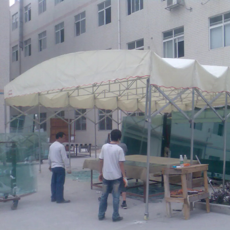 Good Quality Push Pull Retractable Tent With Wheel For Carport,Tunnel Tent And Garage Tent